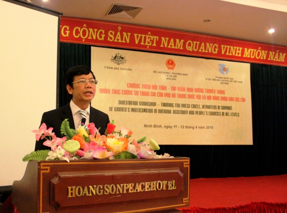 Tăng cường sự tham gia của phụ nữ trong Quốc hội và Hội đồng nhân dân các cấp