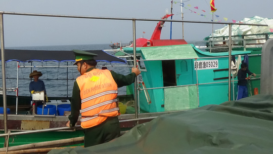 Xử lý 6 tàu đánh cá Trung Quốc vi phạm chủ quyền vùng biển Việt Nam