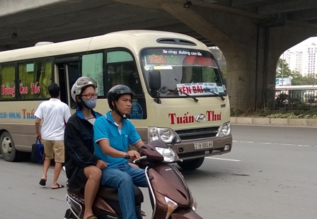 Hà Nội Xe rùa bò” bắt khách tùy tiện gần khu vực bến xe Mỹ Đình