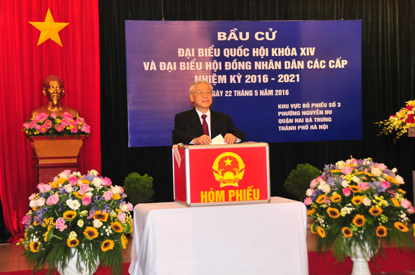 Tổng Bí thư Nguyễn Phú Trọng thực hiện quyền và nghĩa vụ công dân