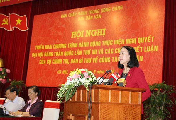 Triển khai hành động 8 nhiệm vụ và giải pháp về công tác dân vận