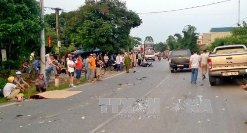 Quảng Ninh Tai nạn giao thông nghiêm trọng làm 2 người tử vong