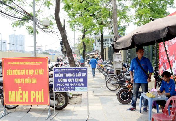 Vườn thú Hà Nội trông giữ xe miễn phí trong 4 ngày nghỉ lễ từ 30 4 - 3 5