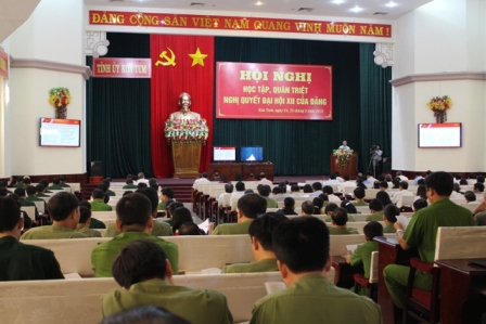Kon Tum Học tập, quán triệt Nghị quyết Đại hội XII của Đảng