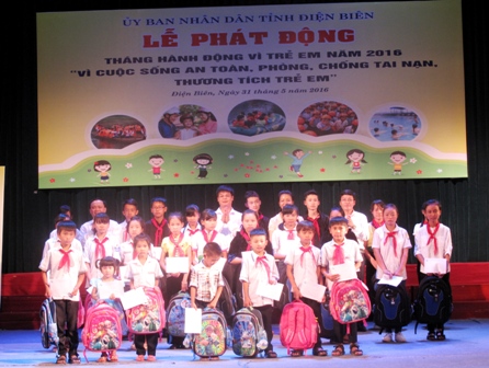 Điện Biên Phát động Tháng hành động vì trẻ em năm 2016