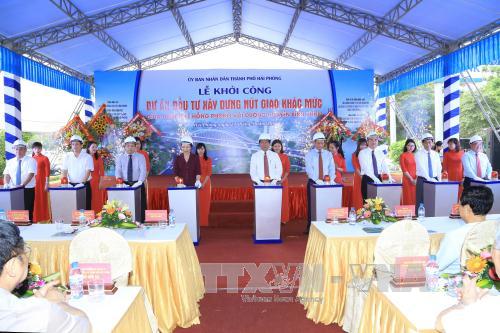 Khởi công cầu vượt “khai thông” hệ thống cảng biển Hải Phòng