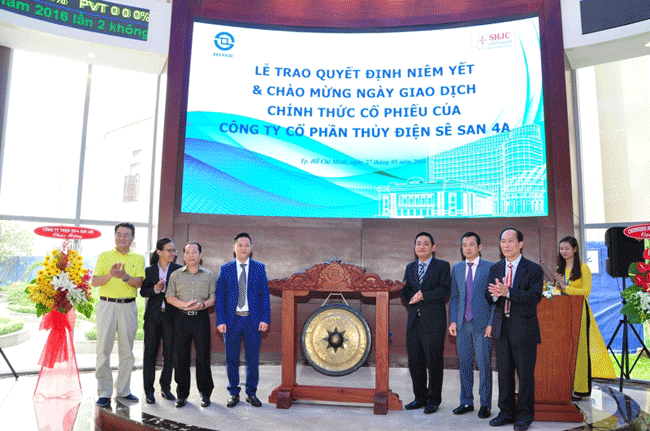 Công ty Cổ phần Thủy điện Sê San 4A chính thức niêm yết 42 200 000 cổ phiếu
