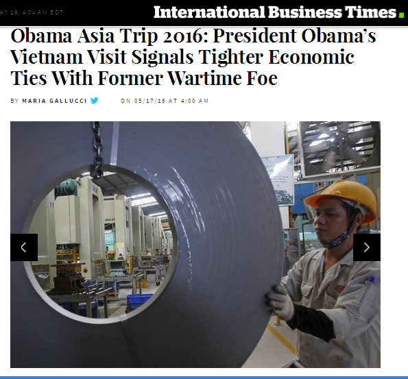 Dư luận thế giới trước chuyến thăm của Tổng thống Hoa Kỳ Barack Obama đến Việt Nam