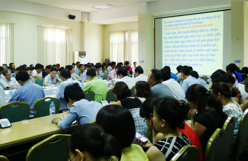 Đảng ủy Viện Khoa học và Công nghệ Giao thông vận tải quán triệt Nghị quyết Đại hội XII của Đảng
