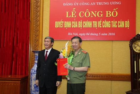 Thượng tướng Tô Lâm giữ chức Bí thư Đảng ủy Công an Trung ương