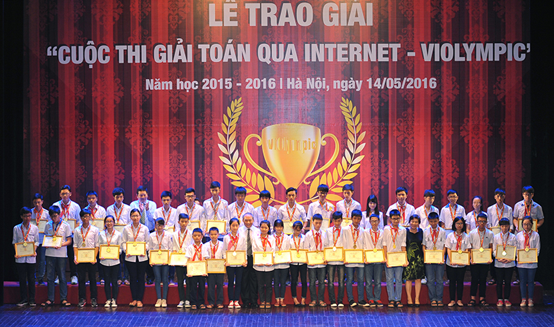 Lễ trao giải Cuộc thi Giải toán trên Internet – ViOlympic năm học 2015-2016 khu vực phía Bắc