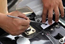 Xử lý xe máy nhập khẩu bị đóng lại số khung, động cơ