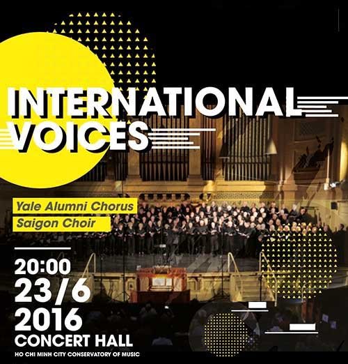 Hòa nhạc “International Voices” tại Thành phố Hồ Chí Minh