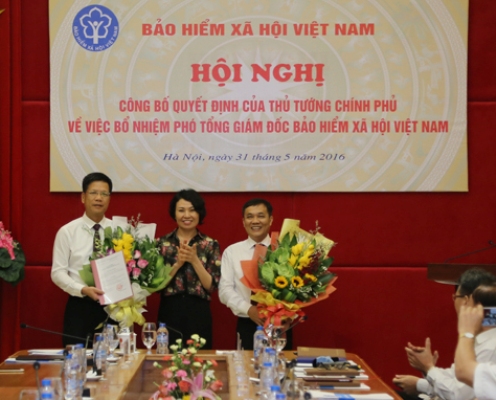 Bảo hiểm xã hội Việt Nam có 2 tân Phó Tổng Giám đốc
