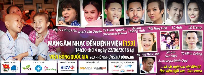 Mang âm nhạc đến Viện Bỏng quốc gia