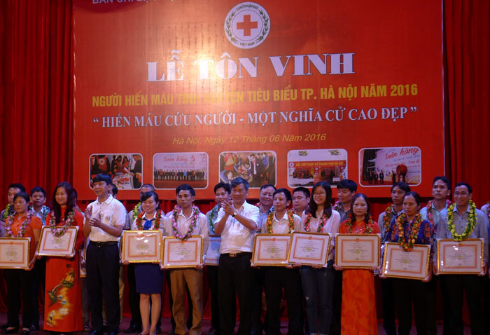 Hà Nội đi đầu trong phong trào hiến máu tình nguyện