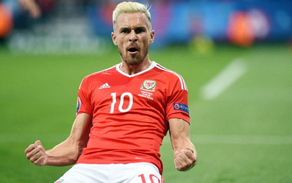 Ramsey tỏa sáng, Xứ Wales giành ngôi đầu bảng B