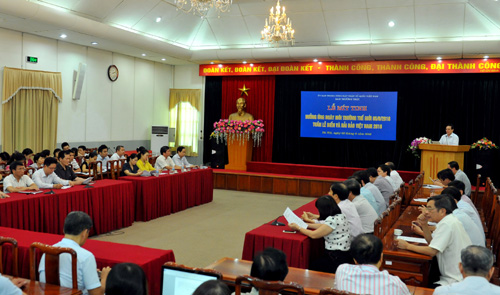 Mít tinh hưởng ứng Ngày Môi trường thế giới và Tuần lễ biển, hải đảo Việt Nam