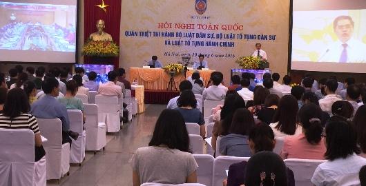 Quán triệt thi hành Bộ luật dân sự, Bộ luật tố tụng dân sự và Luật tố tụng hành chính