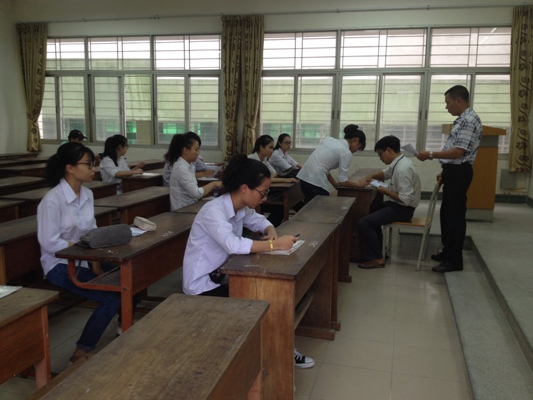 Kỳ thi THPT quốc gia 2016 Thí sinh tới làm thủ tục dự thi đạt 98,22
