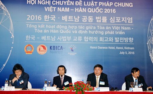 Tăng cường hợp tác tòa án Việt Nam - Hàn Quốc