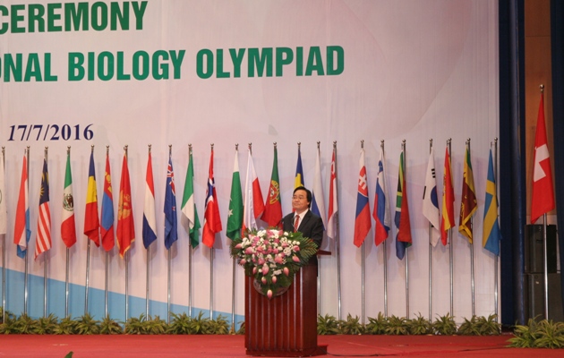 Khai mạc Olympic Sinh học quốc tế lần thứ 27 tại Việt Nam