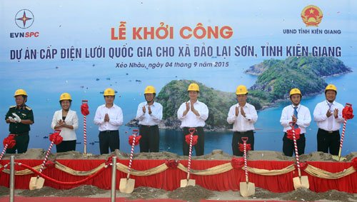 2 xã đảo phía Nam sẽ được cấp điện trong quý III 2016