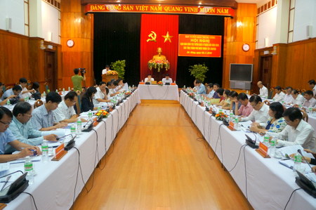 Hội nghị Giao ban công tác Tuyên giáo khu vực miền Trung - Tây Nguyên 6 tháng đầu năm