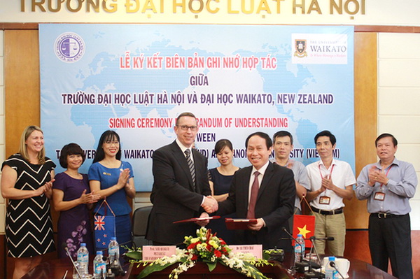 Tăng cường hợp tác giữa Đại học Luật Hà Nội và Đại học Waikato