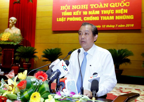 Hội nghị toàn quốc Tổng kết 10 năm thực hiện Luật Phòng, chống tham nhũng