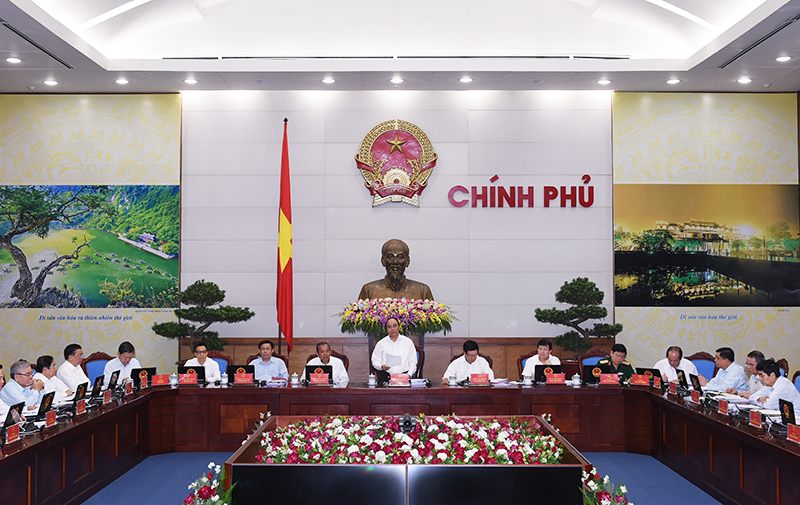 Nghị quyết phiên họp Chính phủ thường kỳ tháng 6 2016