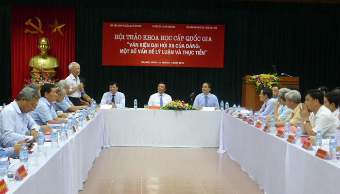 “Văn kiện Đại hội XII của Đảng Một số vấn đề lý luận và thực tiễn”