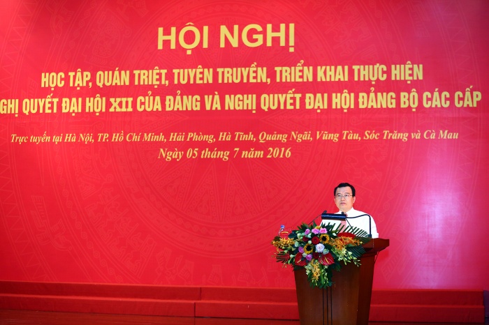 Đảng bộ Tập đoàn Dầu khí quán triệt, triển khai Nghị quyết Đại hội XII của Đảng