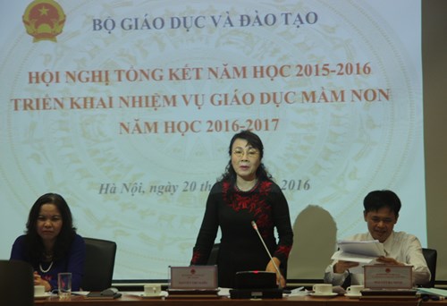 Các địa phương có điều kiện cần đột phá, đi đầu phát triển giáo dục mầm non