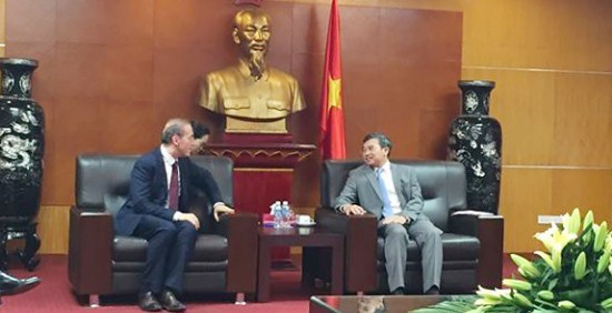 Đại diện Cơ quan phát triển Pháp làm việc với Bộ Công Thương