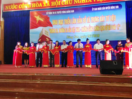 Quảng Nam Triển lãm bản đồ và trưng bày tư liệu “Hoàng Sa, Trường Sa của Việt Nam - Những bằng chứng lịch sử và pháp lý”
