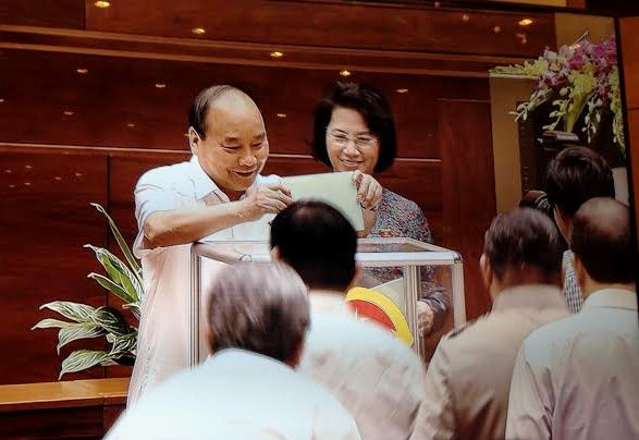 Quốc hội bầu Chủ tịch và các Phó Chủ tịch Quốc hội khóa XIV