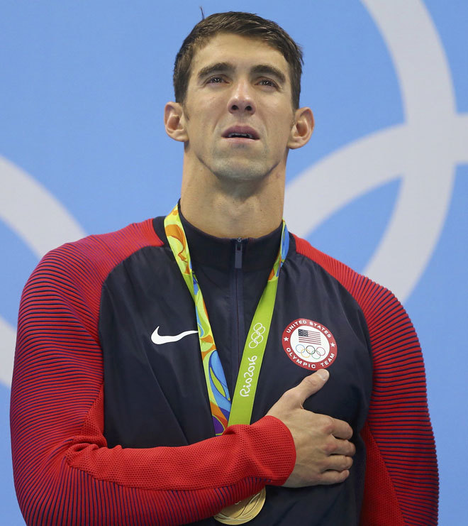 Michael Phelps chia tay Olympic 2016 trong nước mắt