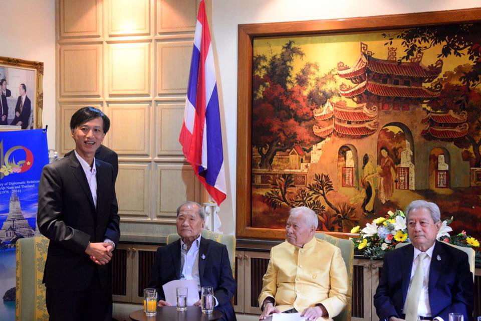 Lãnh đạo Thái Lan thăm Đại sứ quán Việt Nam nhân kỷ niệm 40 năm thiết lập quan hệ ngoại giao