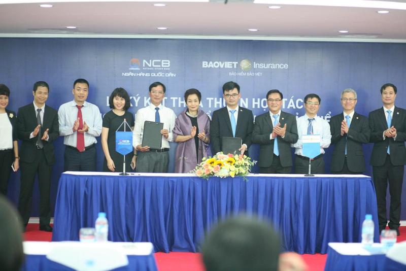 Bảo hiểm Bảo Việt và Ngân hàng TMCP Quốc dân NCB ký kết thỏa thuận hợp tác