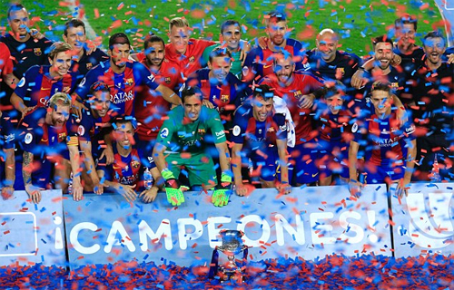 Đè bẹp Sevilla, Barca lần thứ 12 giành Siêu Cúp Tây Ban Nha