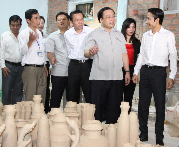 Bí thư Thành ủy Hà Nội làm việc với Huyện ủy Gia Lâm
