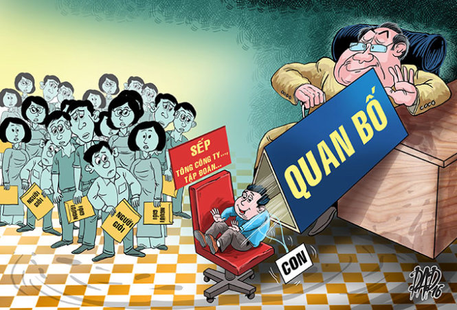 “Con ông cháu cha” và công tác cán bộ