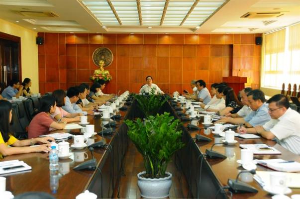 Bộ Trưởng Phùng Xuân Nhạ làm việc với Ban quản lý Đề án Ngoại ngữ Quốc gia 2020