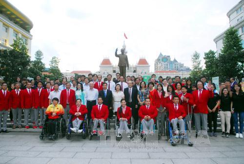 Đoàn Thể thao người khuyết tật Việt Nam xuất quân tham dự Paralympic Rio 2016