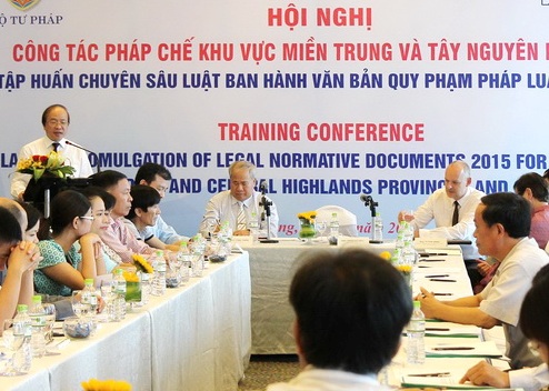 Hội nghị công tác pháp chế khu vực miền Trung - Tây Nguyên và tập huấn chuyên sâu Luật ban hành VBQPPL