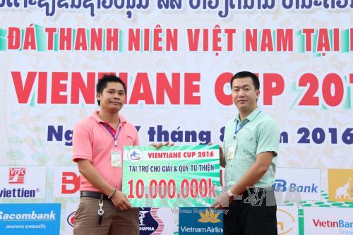 Tuổi trẻ Việt Nam tại Lào gây quỹ từ thiện, phát huy truyền thống tương thân tương ái