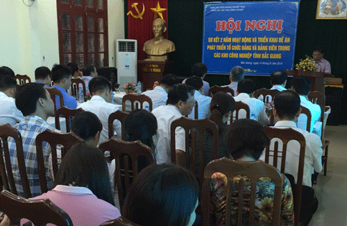 Bắc Giang Phát triển tổ chức đảng, đảng viên và các đoàn thể trong các khu công nghiệp
