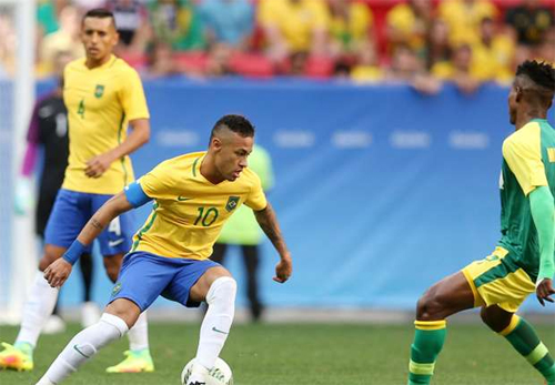 Brazil gây thất vọng trong trận ra quân tại Olympic 2016