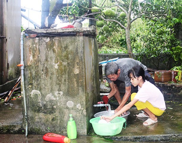 Cho vay nước sạch và vệ sinh môi trường nông thôn Góp phần nâng cao chất lượng cuộc sống của người dân